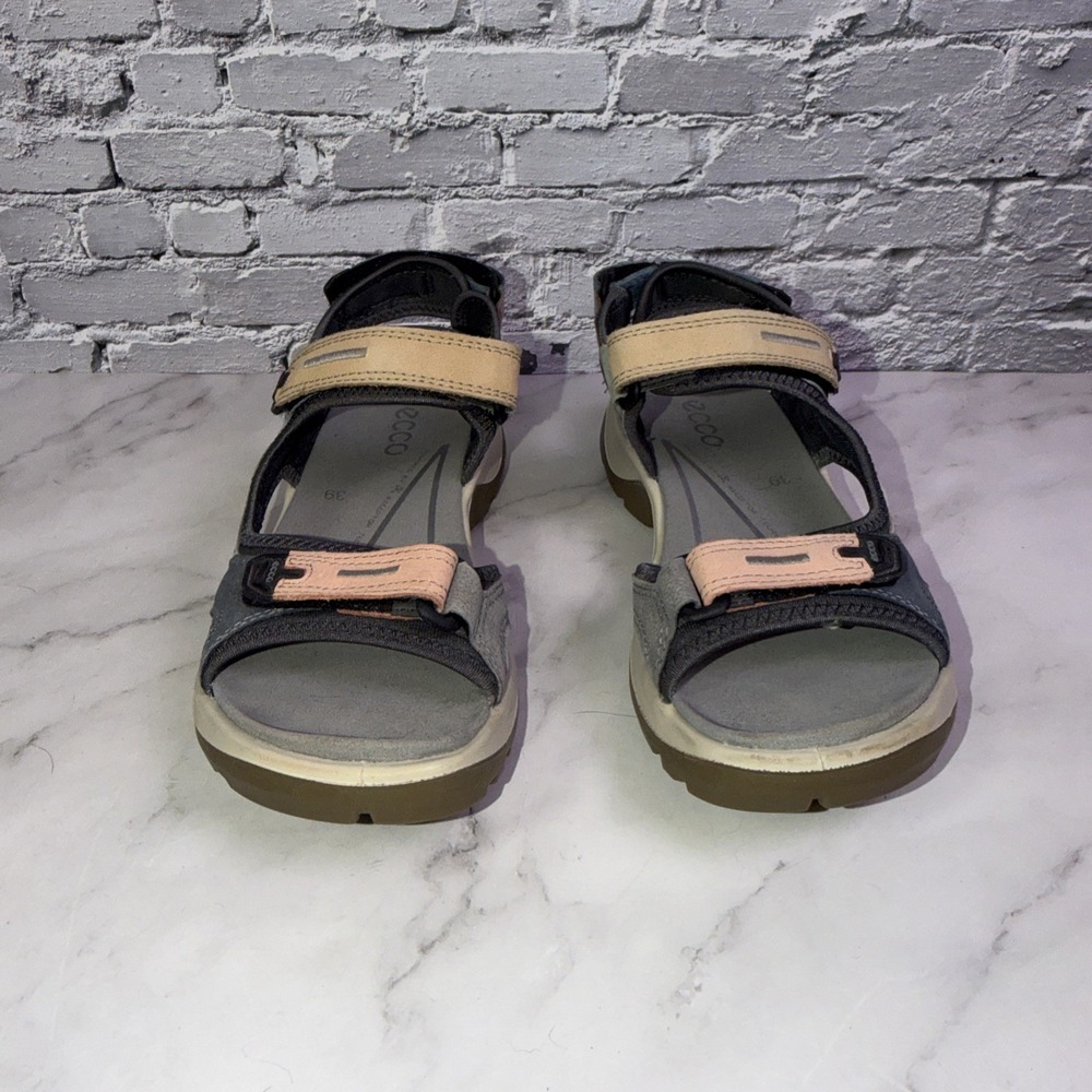 ECCO Yucatán Sandals Women's US: 8/8.5 EU: 39 Hiking Off-road Adjustable Straps - Picture 2 of 7
